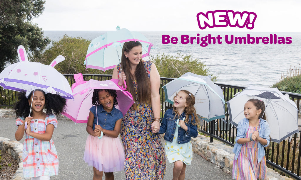 New! 5 Interactive Magic Reveal Be Bright Kids Umbrellas! 