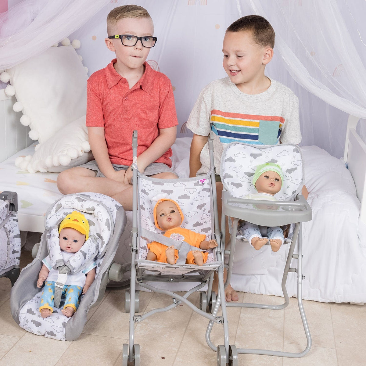 Adora Gender Neutral Doll Baby Doll Accessories Strollers, High Chair, Car Seat Carriers and more