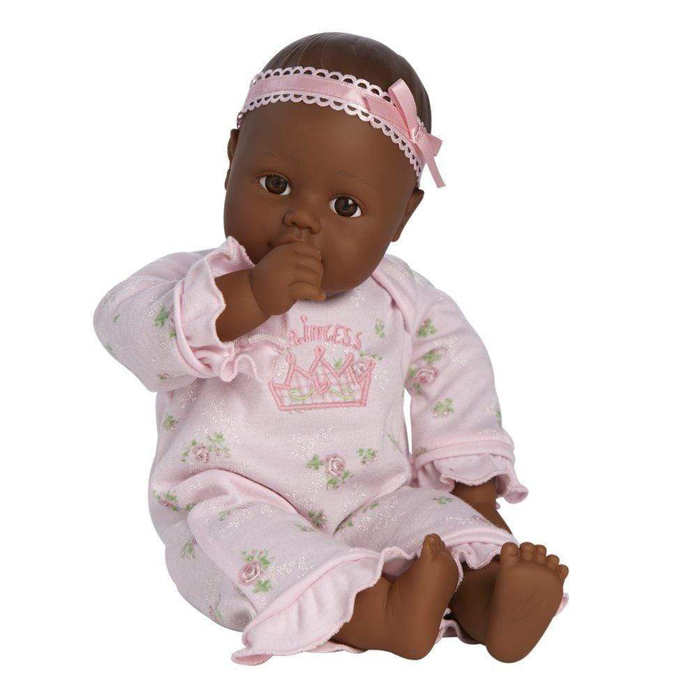 Adora Playtime Baby Doll, 13" African American Vinyl Baby Doll Little Princess, Ages 1+