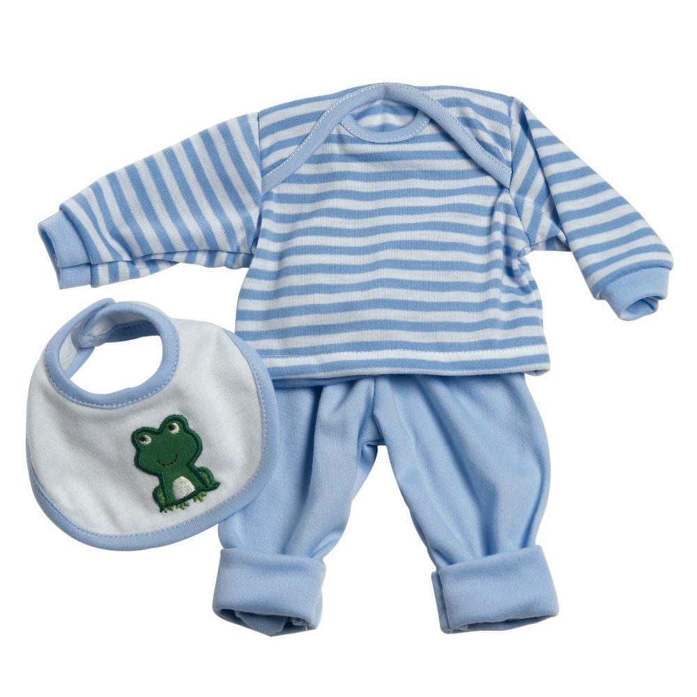ADORAble Baby Doll Clothes & Outfits - 3 Pc. Layette Set Blue