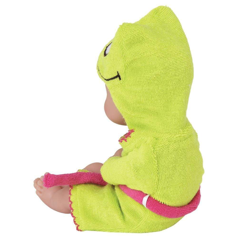 Adora 8.5" Bathtime Baby Tot Frog - Washable, Soft & Cuddly Baby Doll for Ages 1+