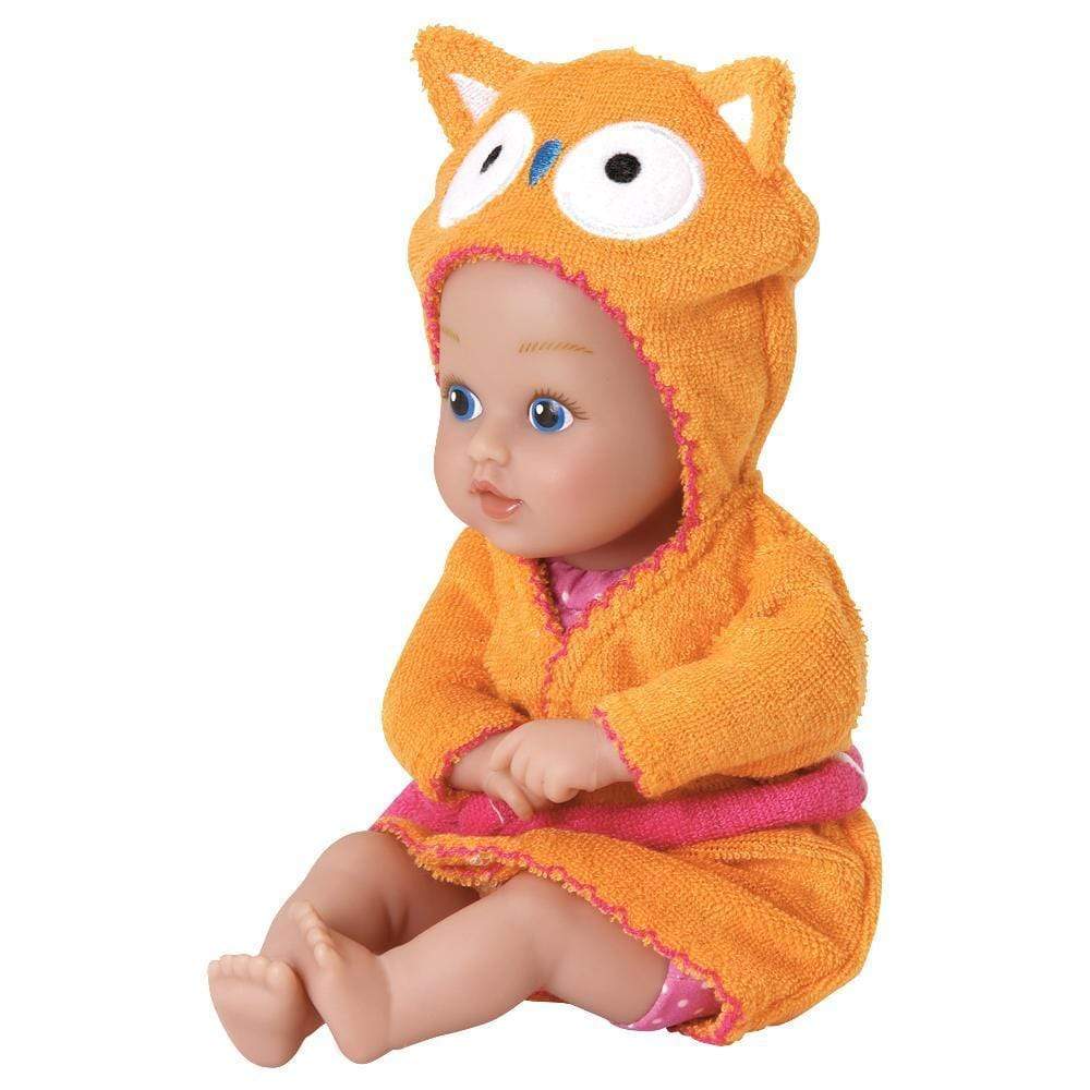 Adora 8.5" Bathtime Baby Tot Owl - Washable, Soft & Cuddly Baby Doll for Ages 1+