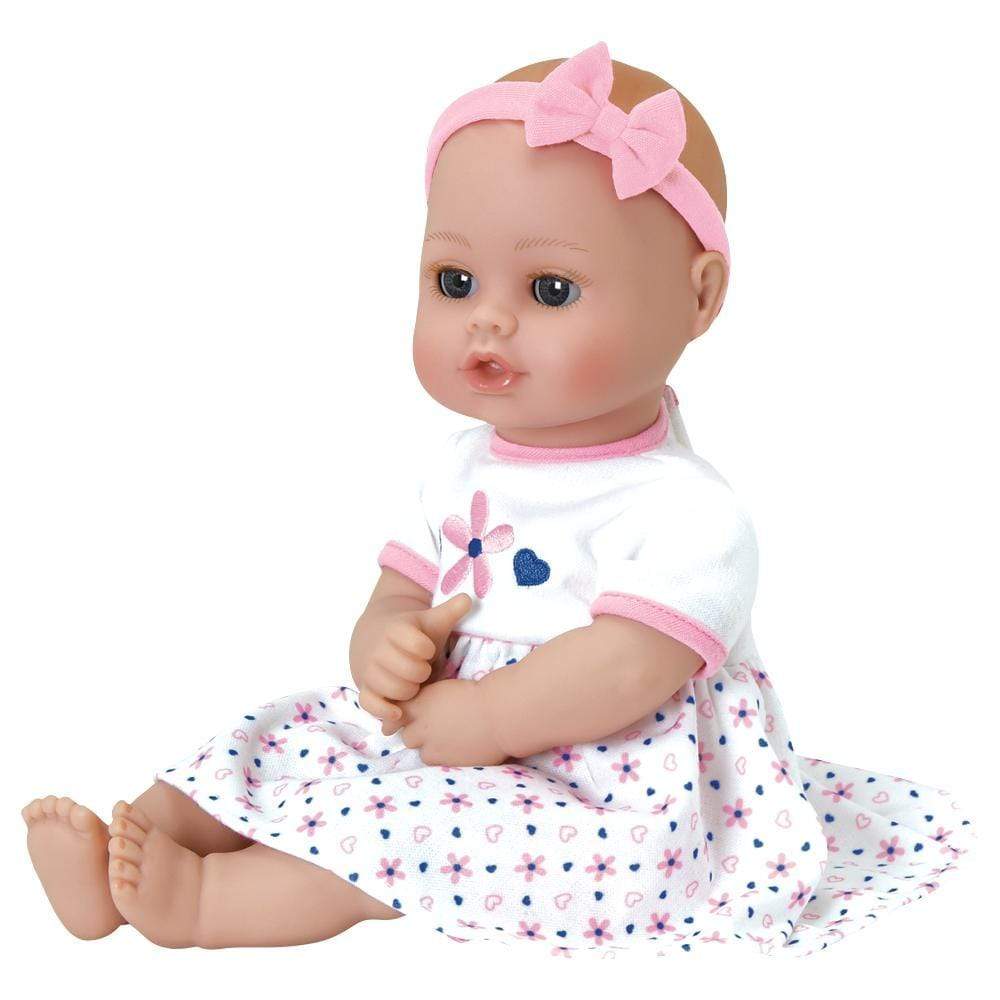 Adora 13" Washable Soft Baby Doll for Toddlers - Playtime Baby Petal Pink, Ages 1+