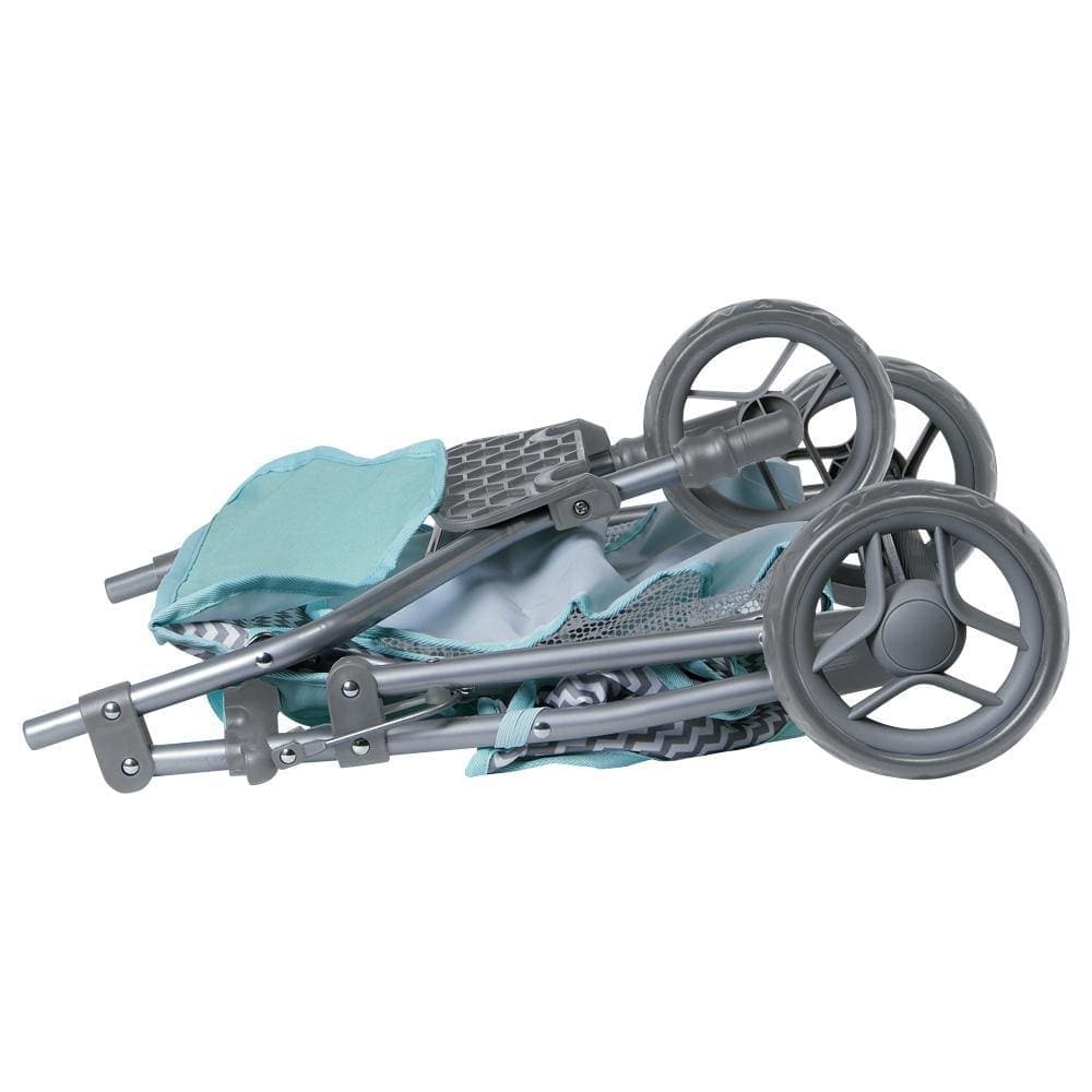Baby Doll Stroller - Zig Zag Twin Jogger Stroller | Adora