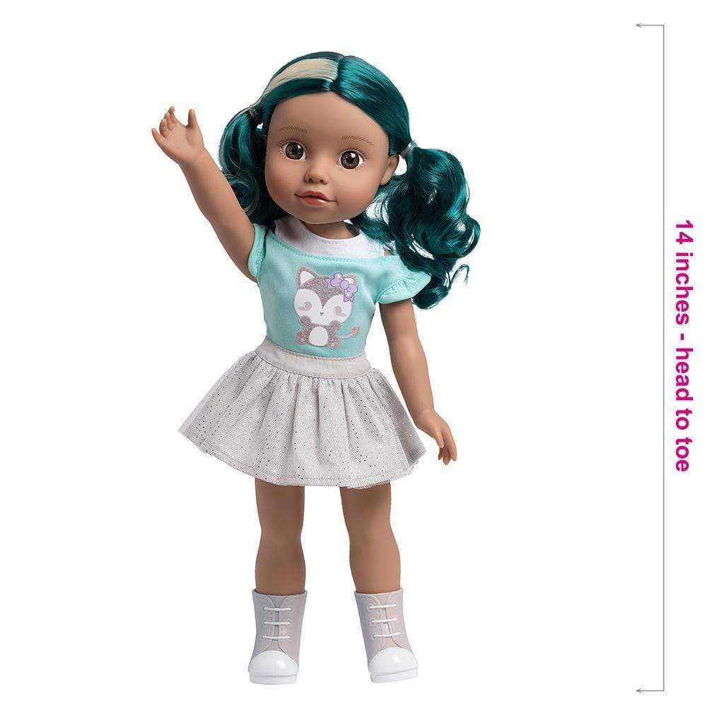 Adora 14" Doll-Be Bright Doll Alma Wolf, Hair Color Changes in the Sun