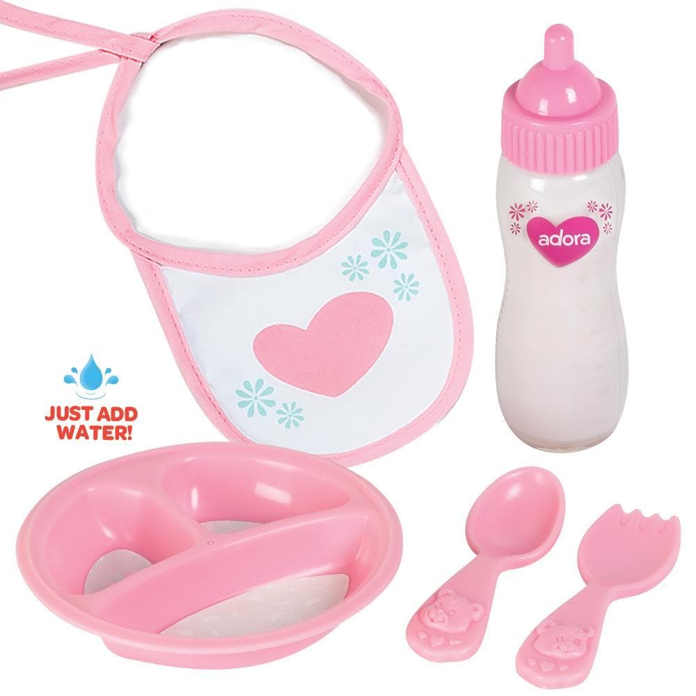 Adora Baby Doll Accesorries - 5 piece Magic Feeding Set