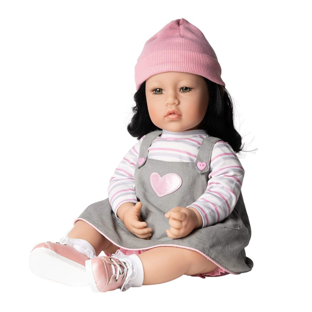 Adora Toddler Doll Girl Power - 20" lifelike baby doll, 8-pc doll set