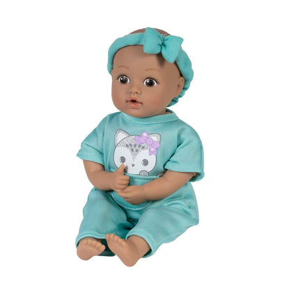 Adora Mini Baby Doll with a Baby Wolf Stuffed Animal - Be Bright Tots