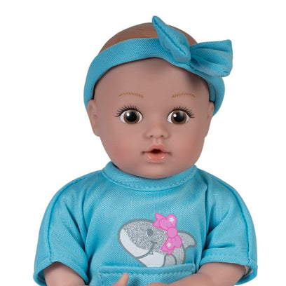 Adora Mini Baby Doll with a Baby Shark Stuffed Animal - Be Bright Tots