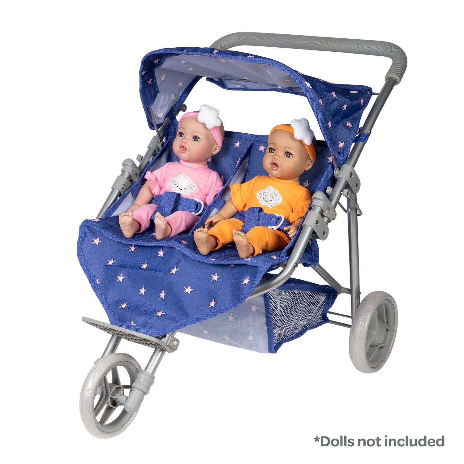 Starry Night Twin Jogger Stroller