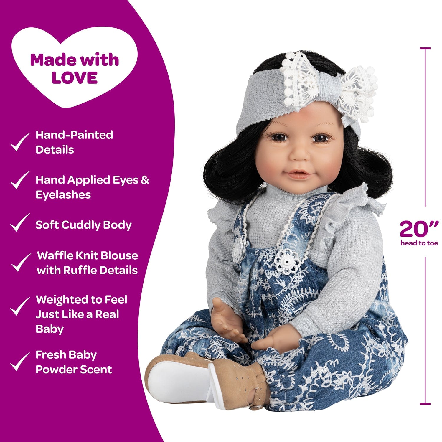 Adora Toddlertime Vintage Lace Baby Doll, Doll Clothes & Accessories Set