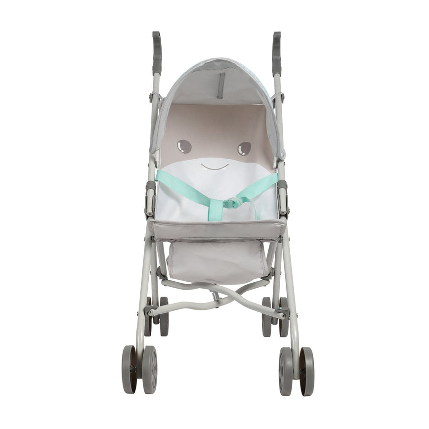 Be Bright Shark Medium Shade Stroller with Clip-On Shark Toy