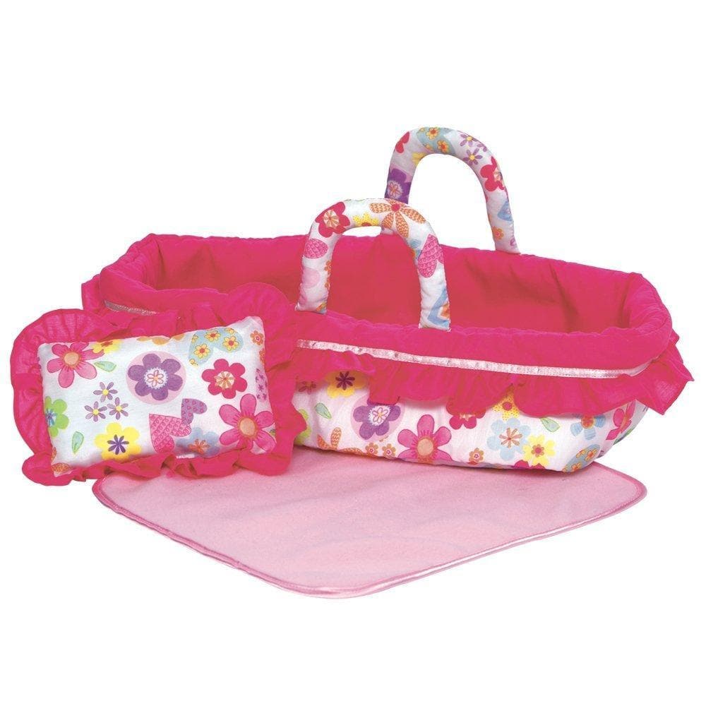 Adora Baby Doll Accessories Baby Doll Bed, fits 12-16" Baby Dolls