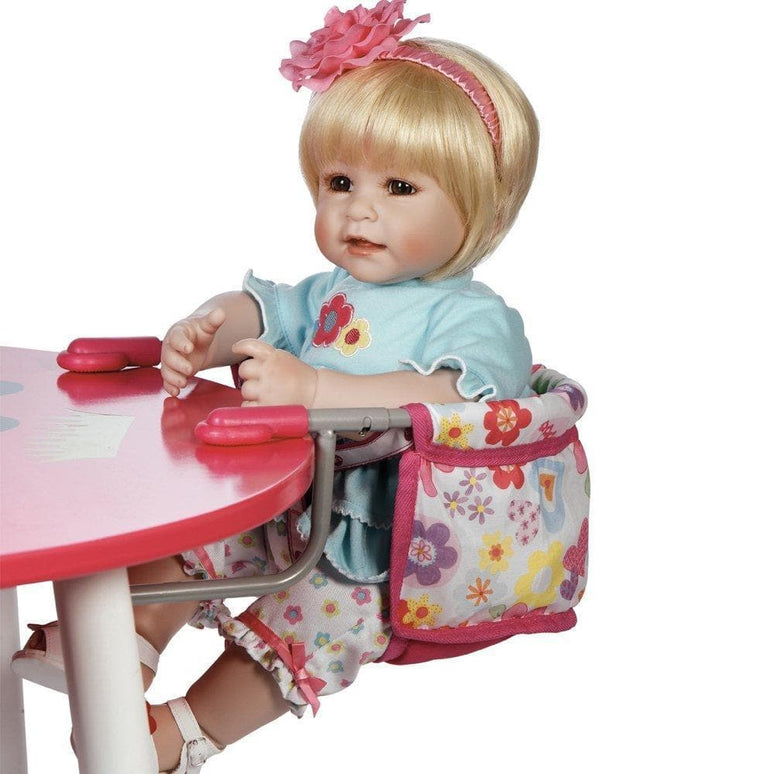 Adora Baby Doll Accessories Portable Table Feeding Seat, fits 15-16