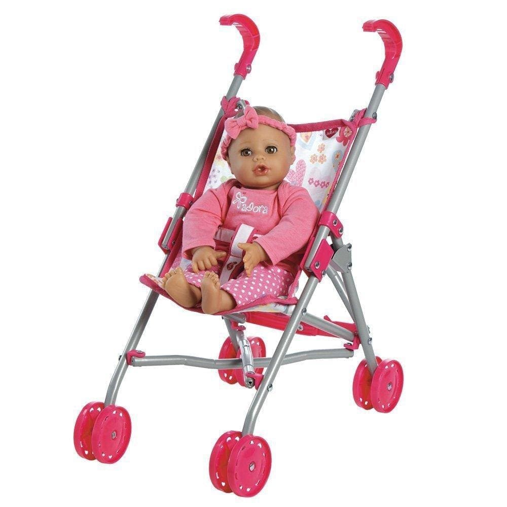 Adora Baby Doll Stroller Small Umbrella, Fits 13 inch Baby Dolls