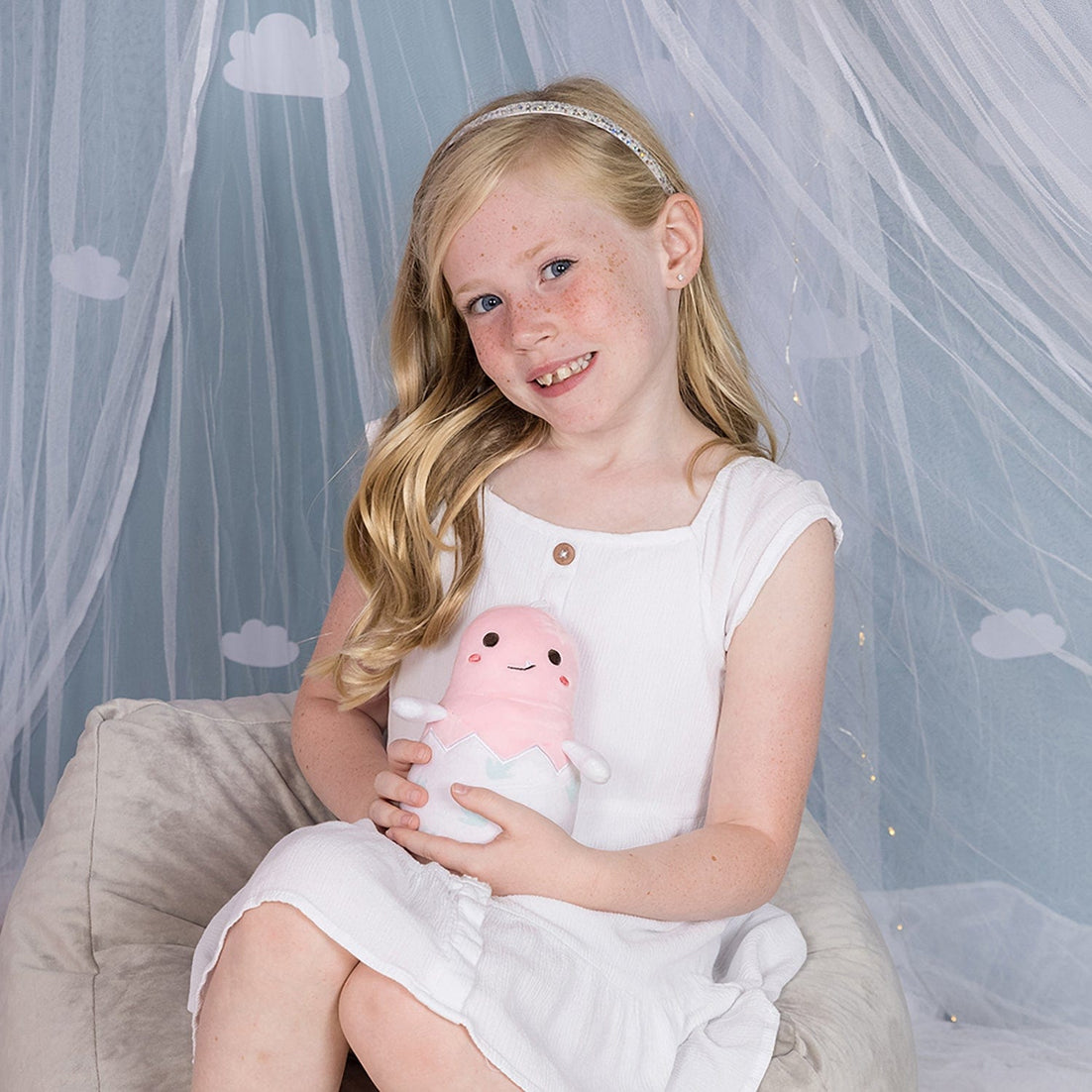 Adora Squishy Snuggle & Glow Reversible Plushie Dino Pet