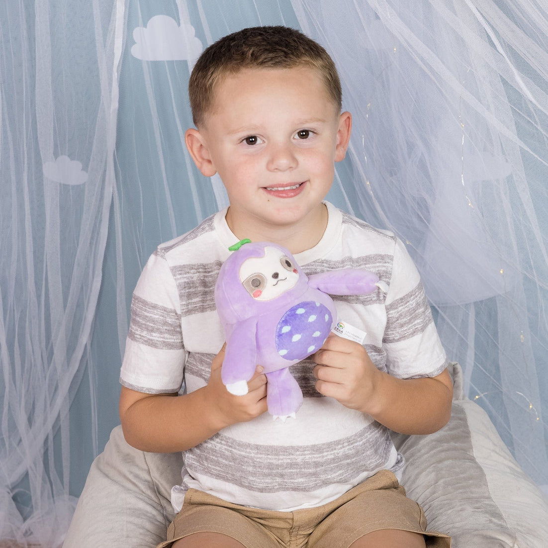 Adora Squishy Snuggle & Glow Reversible Plushie Sloth Pet