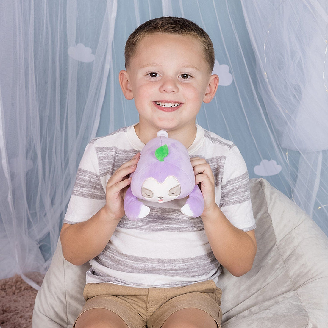 Adora Squishy Snuggle & Glow Reversible Plushie Sloth Pet