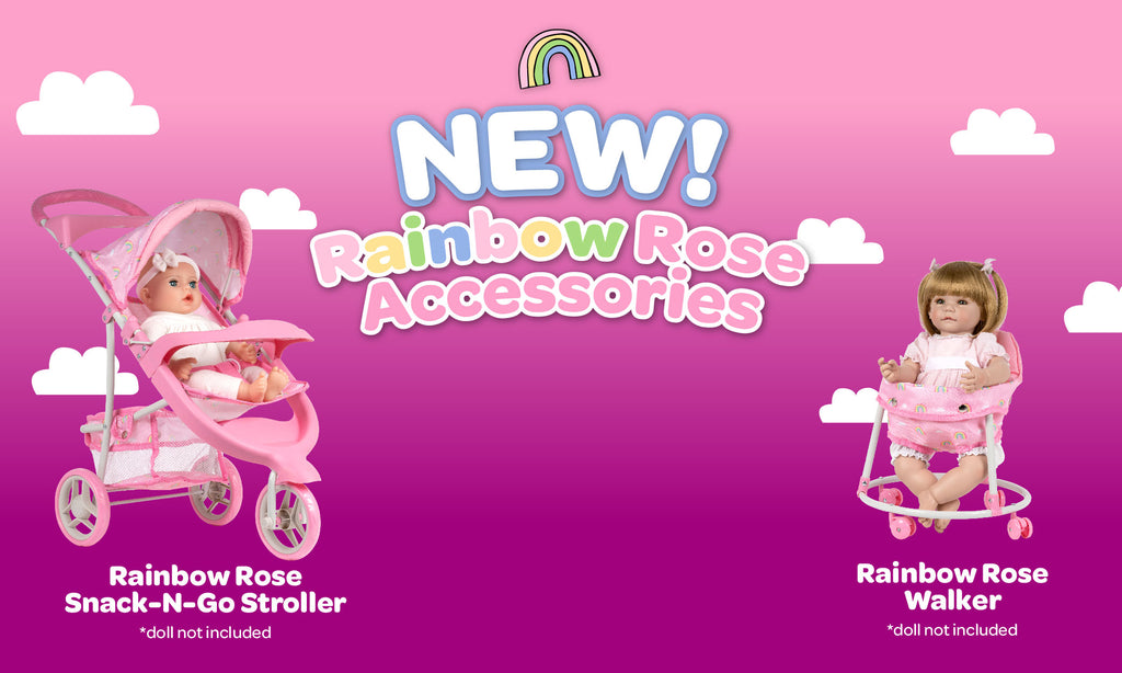 New! Rainbow Rose Accessories