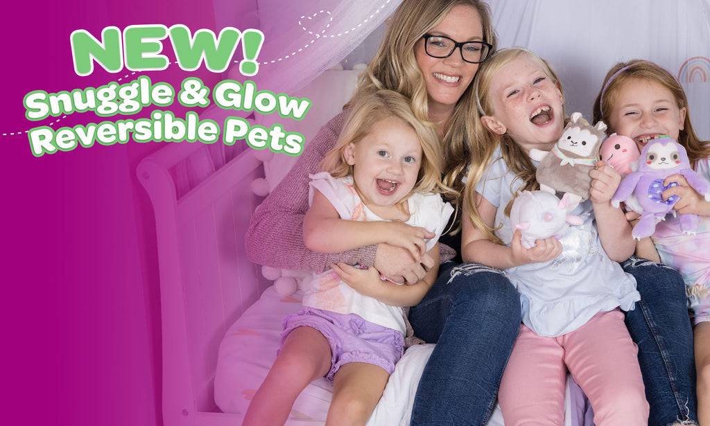 Cuddle up With Our New Snuggle & Glow Reversible Pets 
