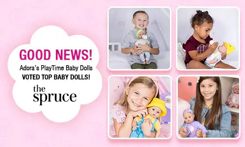 Adora's Playtime Baby Doll Recognized as "Top Choice" by The Spruce!