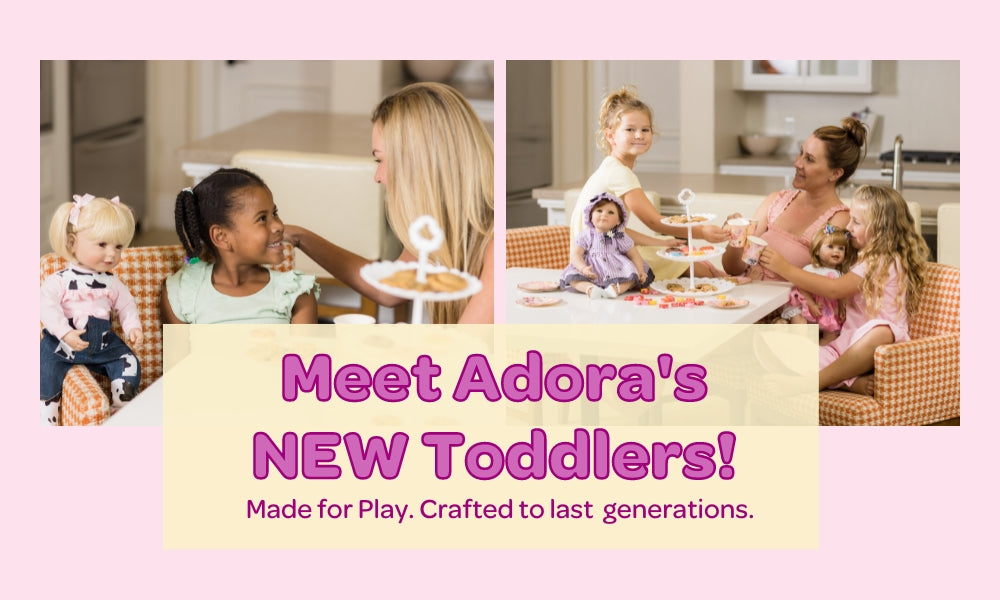 Meet our Cute & Colorful 4 New ToddlerTime Dolls!