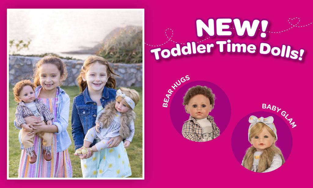 Meet ToddlerTime Doll Bear Hugs and Baby Glam!