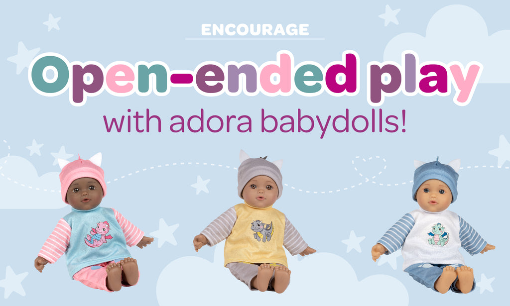 Encourage Open-Ended Play with Adora Baby Dolls!