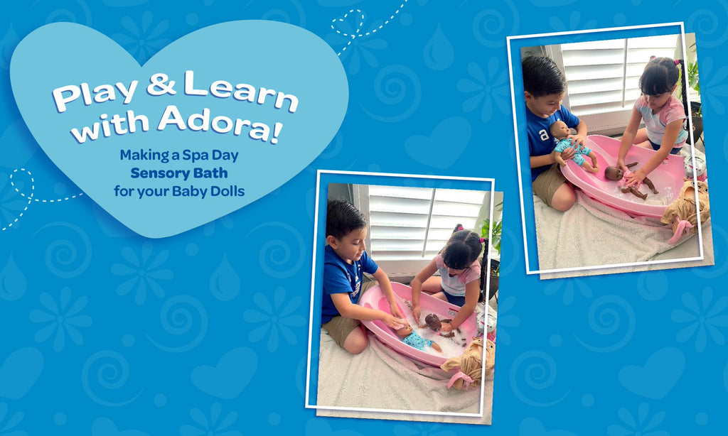 Play and Learn: ADORAble Spa Day Sensory Bath for your Baby Dolls