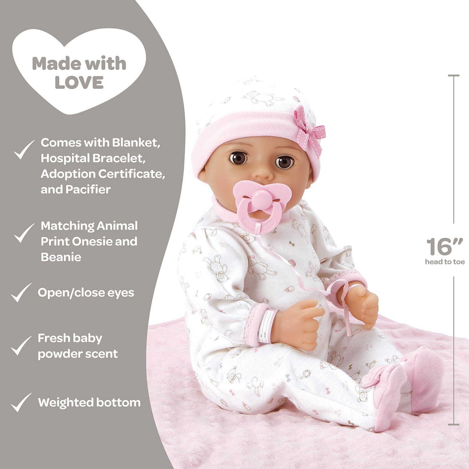 thumbnail image 2 of Made With Love Baby Bodysuit: IVF Adoption Gift - UK 2 of 12