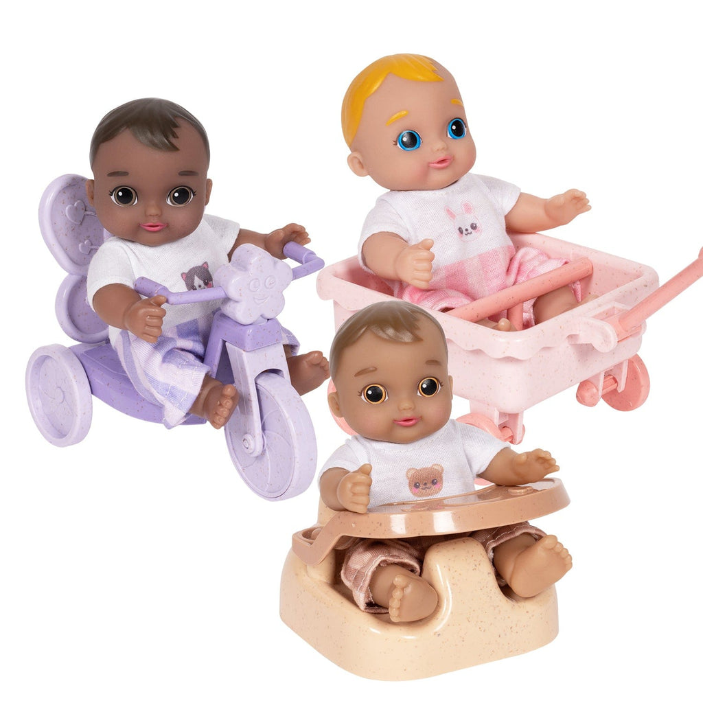 Adora Eco-Friends Mini Baby Doll 10-Piece Set, Clothes, & Accessories Set