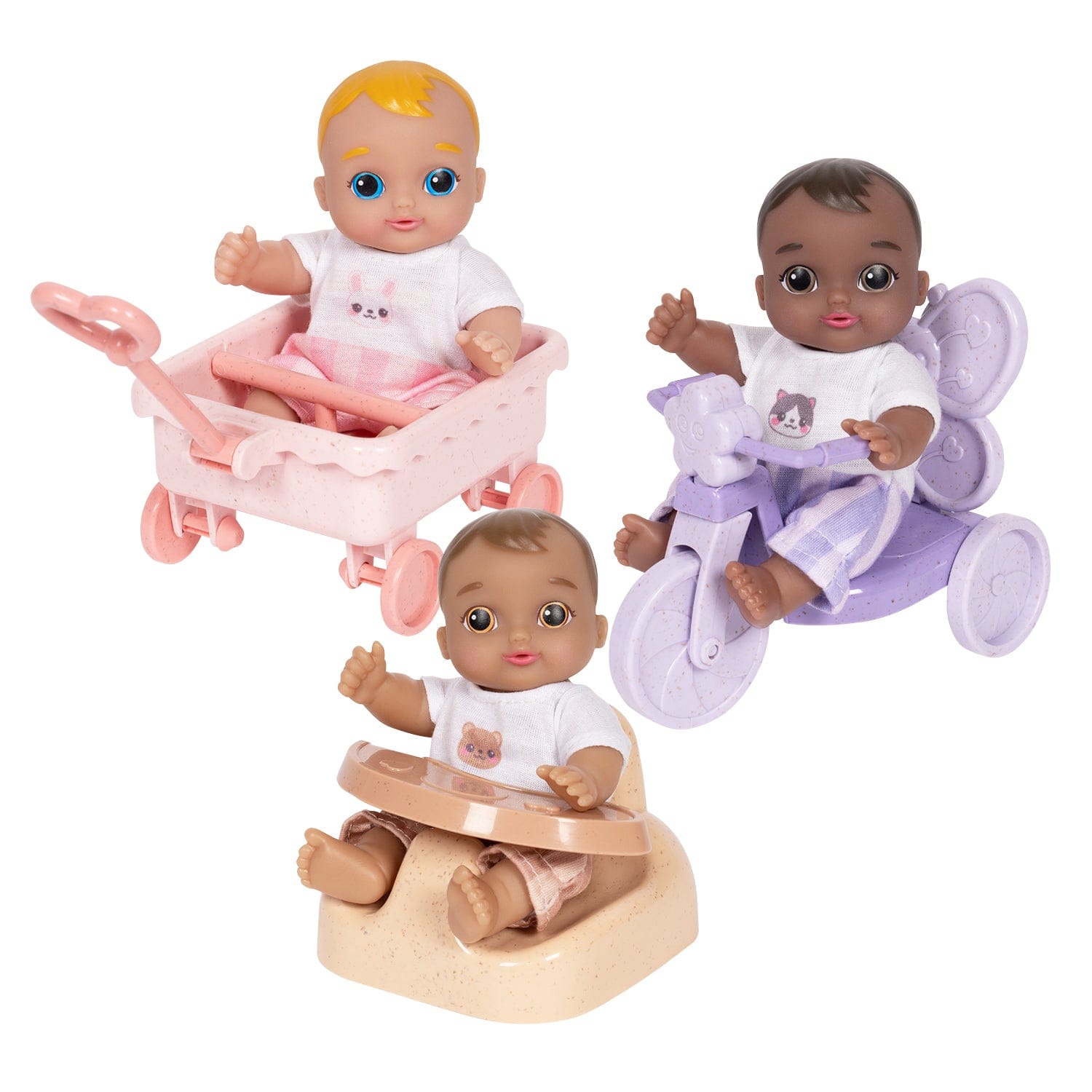 Adora Eco-Friends Mini Baby Doll 10-Piece Set, Clothes, & Accessories Set