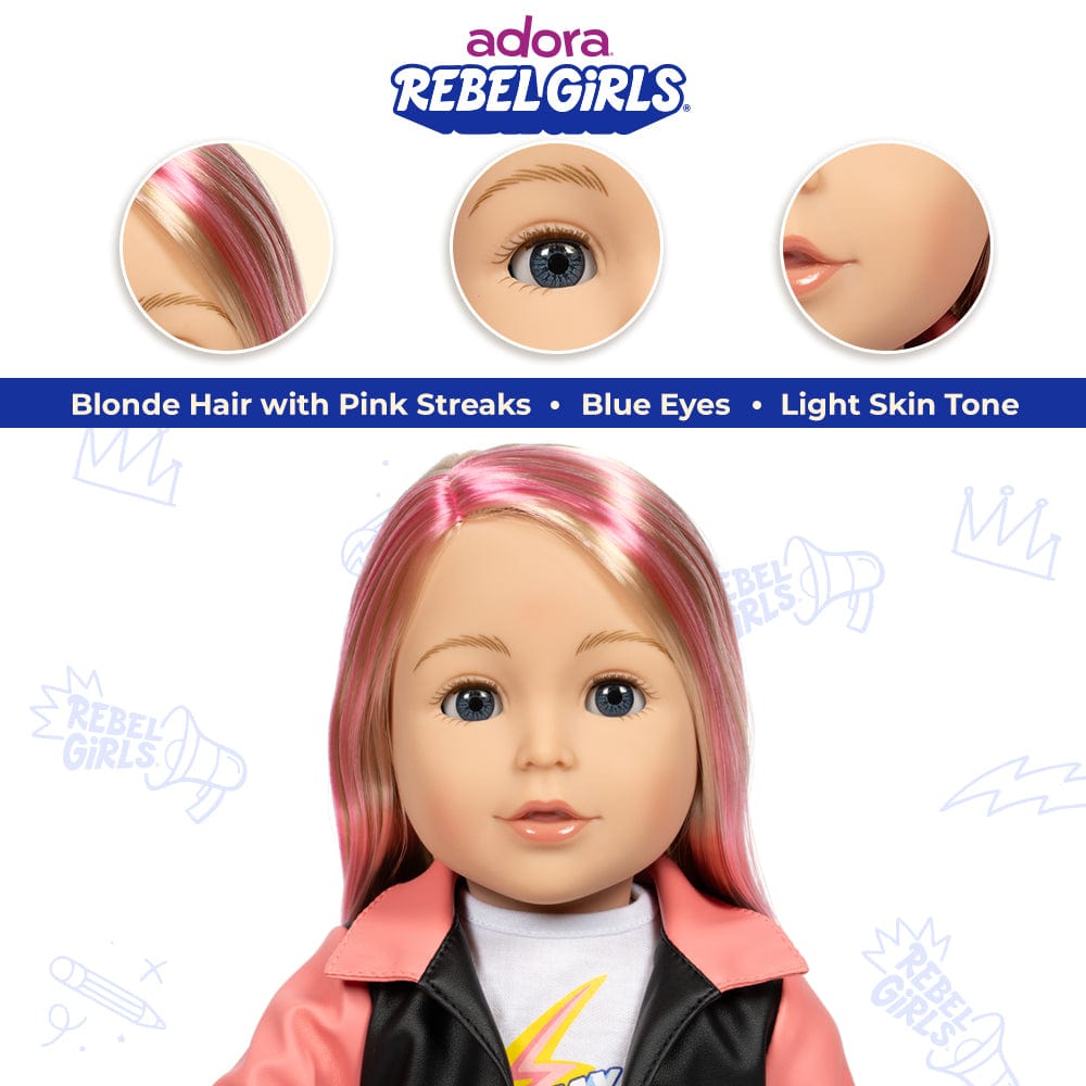 Adora 18" Rebel Girls Doll Champion, inspired by Motocross Champion Ashley Fiolek