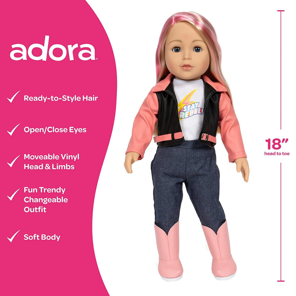 Adora 18" Rebel Girls Doll Champion, inspired by Motocross Ashley Fiolek
