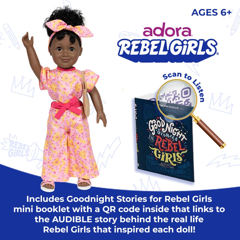 Adora 18" Rebel Girls Doll Champion, inspired by Wangari Maathai