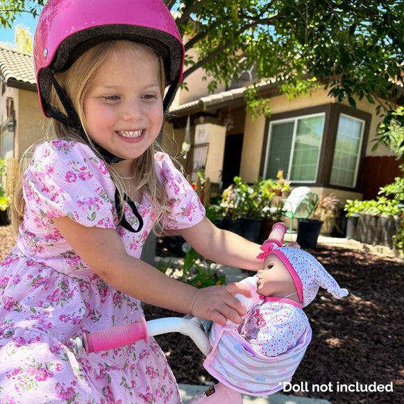Adora Bicycle Doll Carrier - Classic Pastel Pink