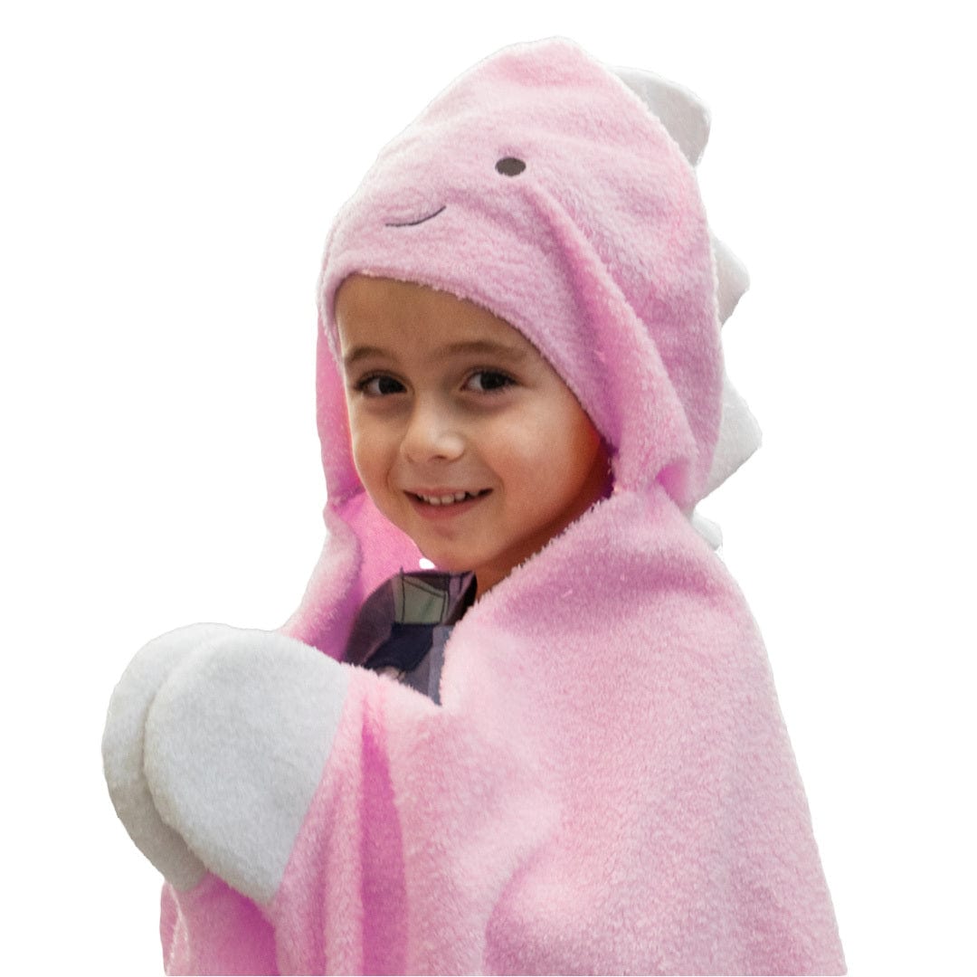 Adora Wearable Blanket Hoodie for Kids - Snuggle & Glow Dino Blanket