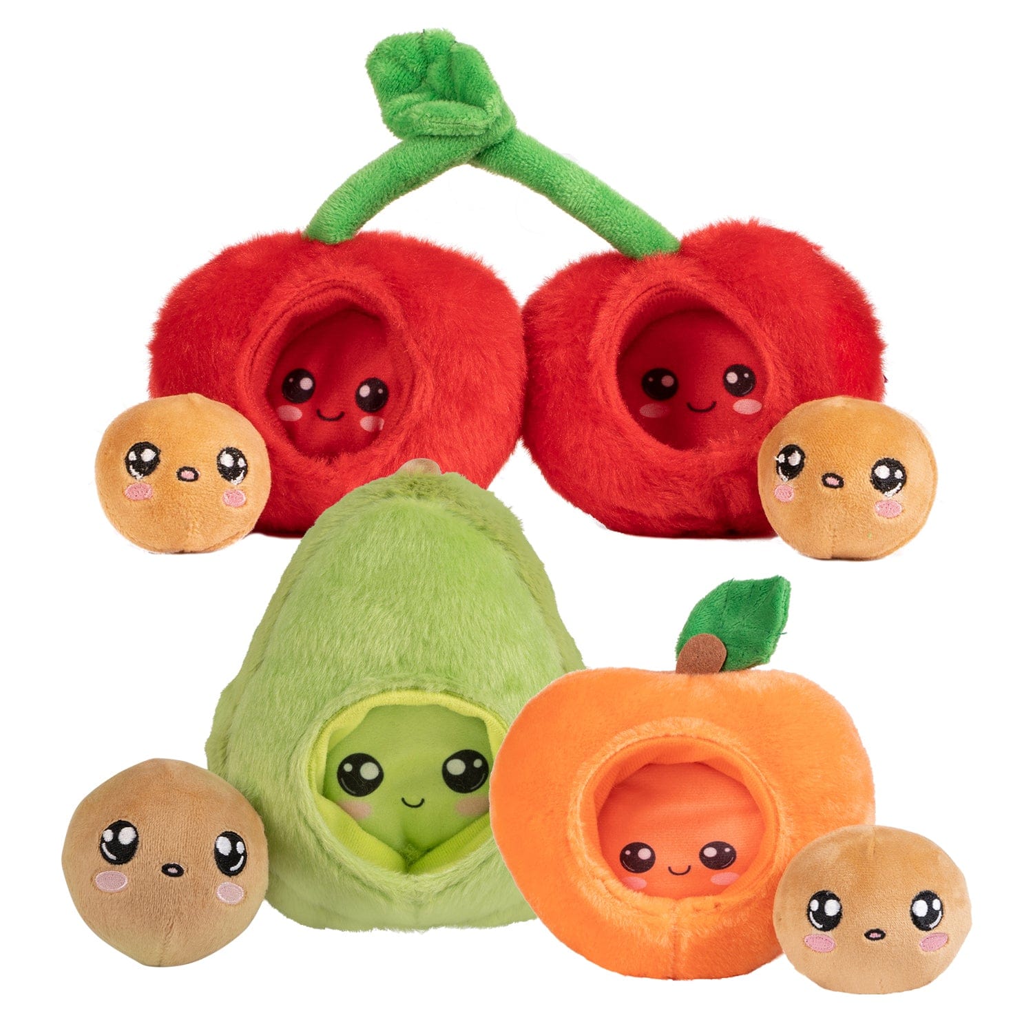Adora Soft Fruit Plush 3-Piece Set, 6