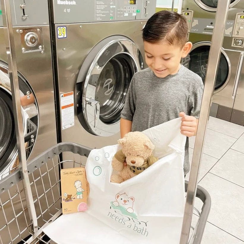 Teddy Needs a Bath Extra Large Washer and Dryer Bag - 20