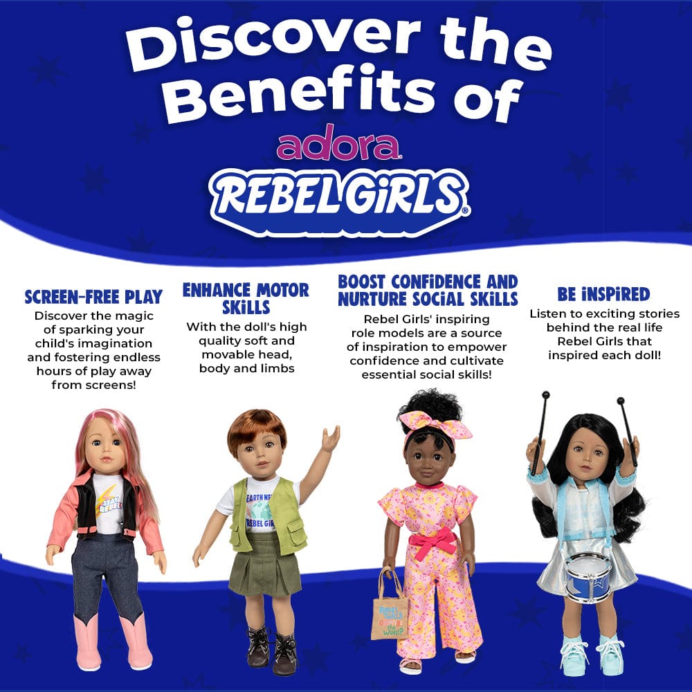Adora 18" Rebel Girls Doll Champion, inspired by Wangari Maathai
