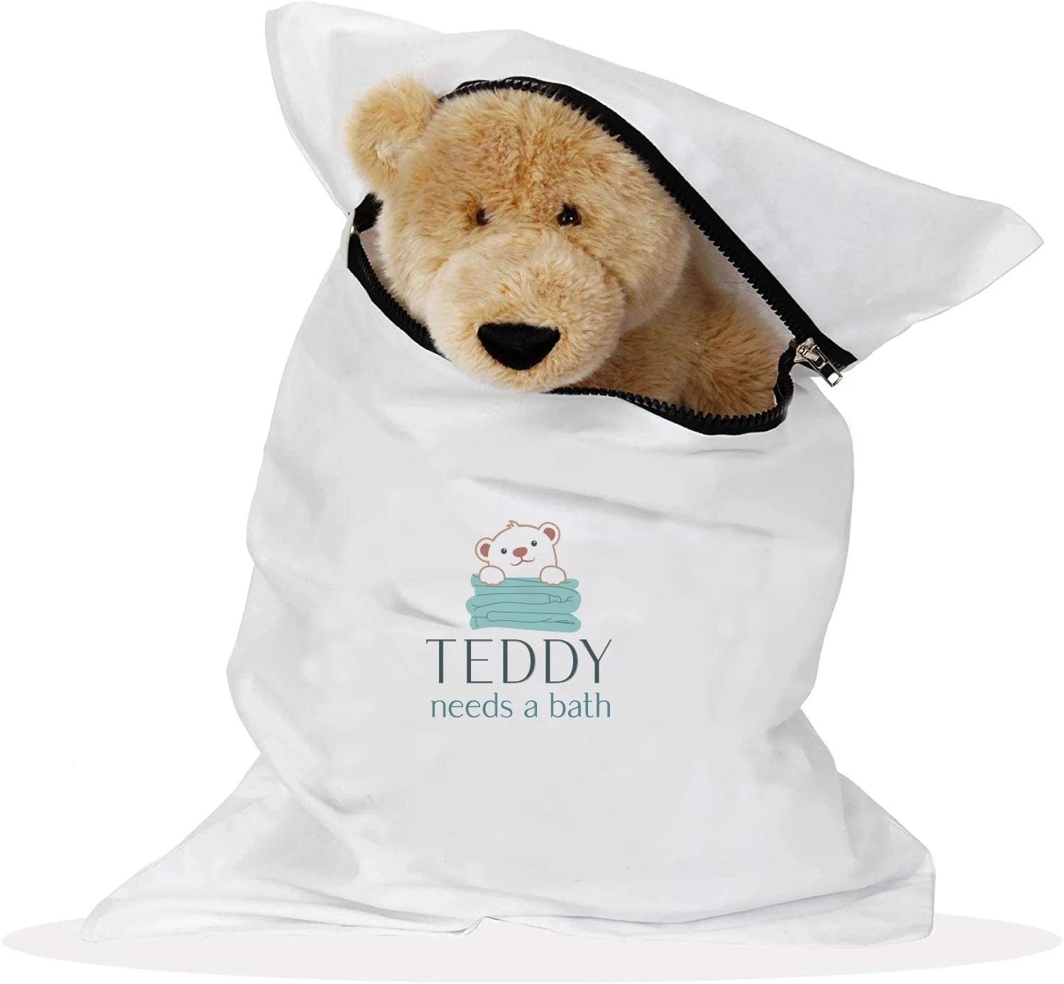 Teddy Needs a Bath Extra Large Washer and Dryer Bag - 20