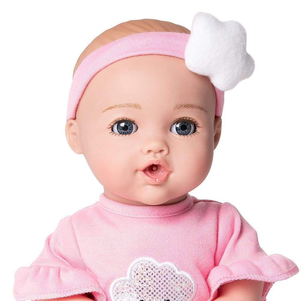 Adora Realistic Baby Doll for Kids- NurtureTime Baby Soft Pink Blue Eyes