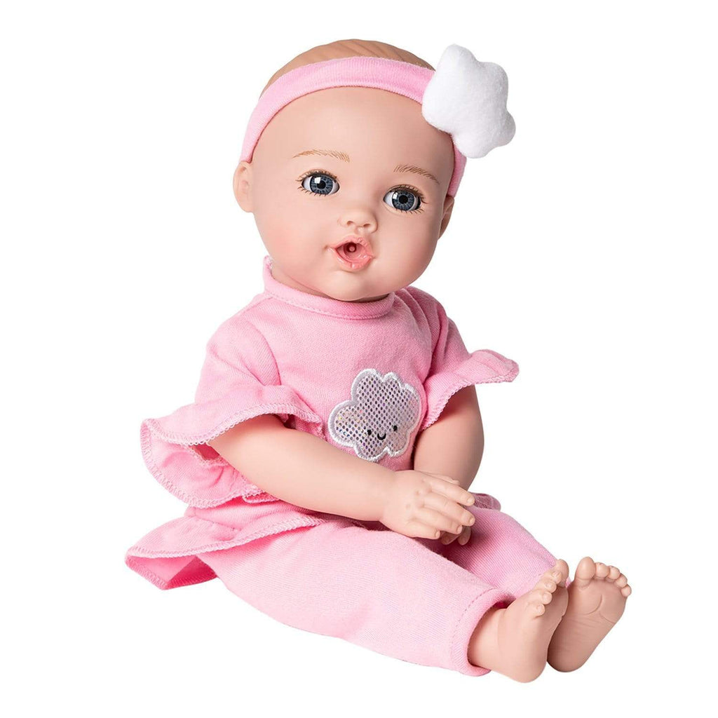Adora Realistic Baby Doll for Kids- NurtureTime Baby Soft Pink Blue Eyes