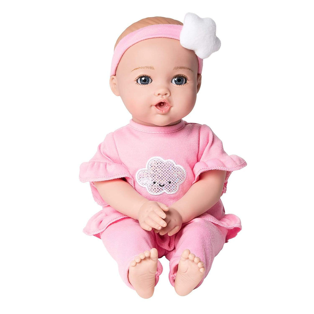 Adora Realistic Baby Doll for Kids- NurtureTime Baby Soft Pink Blue Eyes