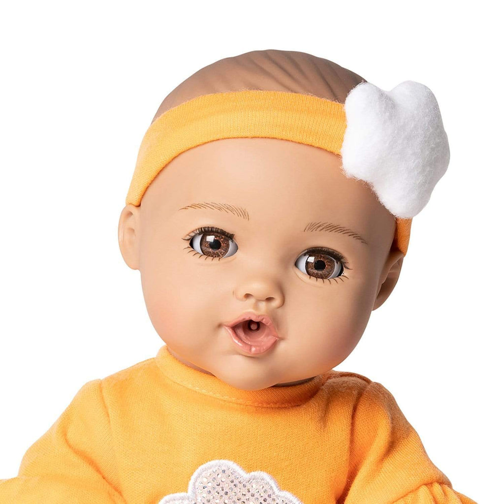 Adora Realistic Baby Doll for Kids- NurtureTime Baby Sweet Orange Brown Eyes