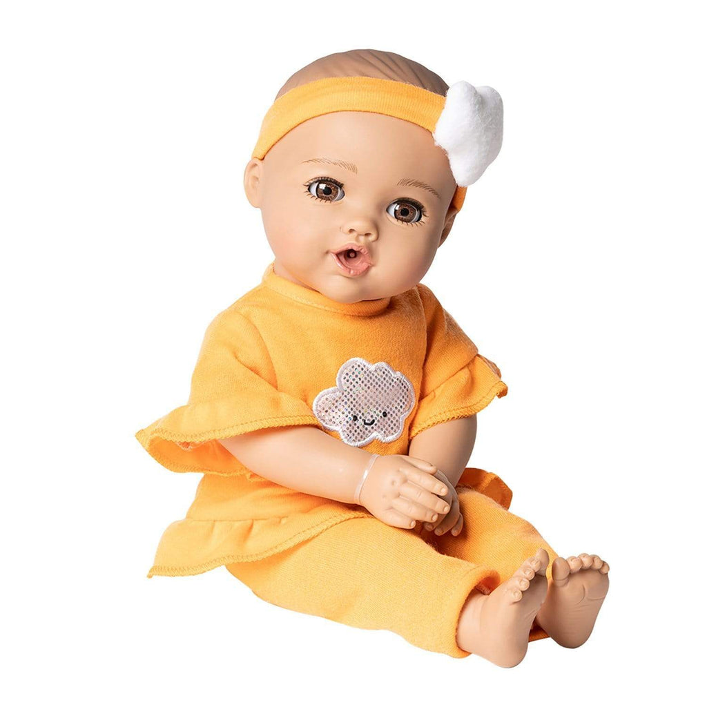 Adora Realistic Baby Doll for Kids- NurtureTime Baby Sweet Orange Brown Eyes