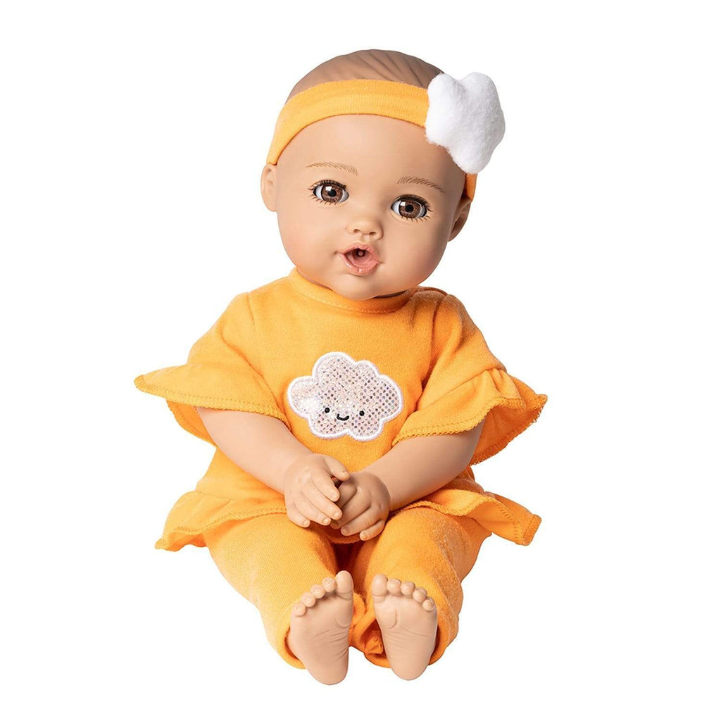 Adora Realistic Baby Doll for Kids- NurtureTime Baby Sweet Orange Brown Eyes