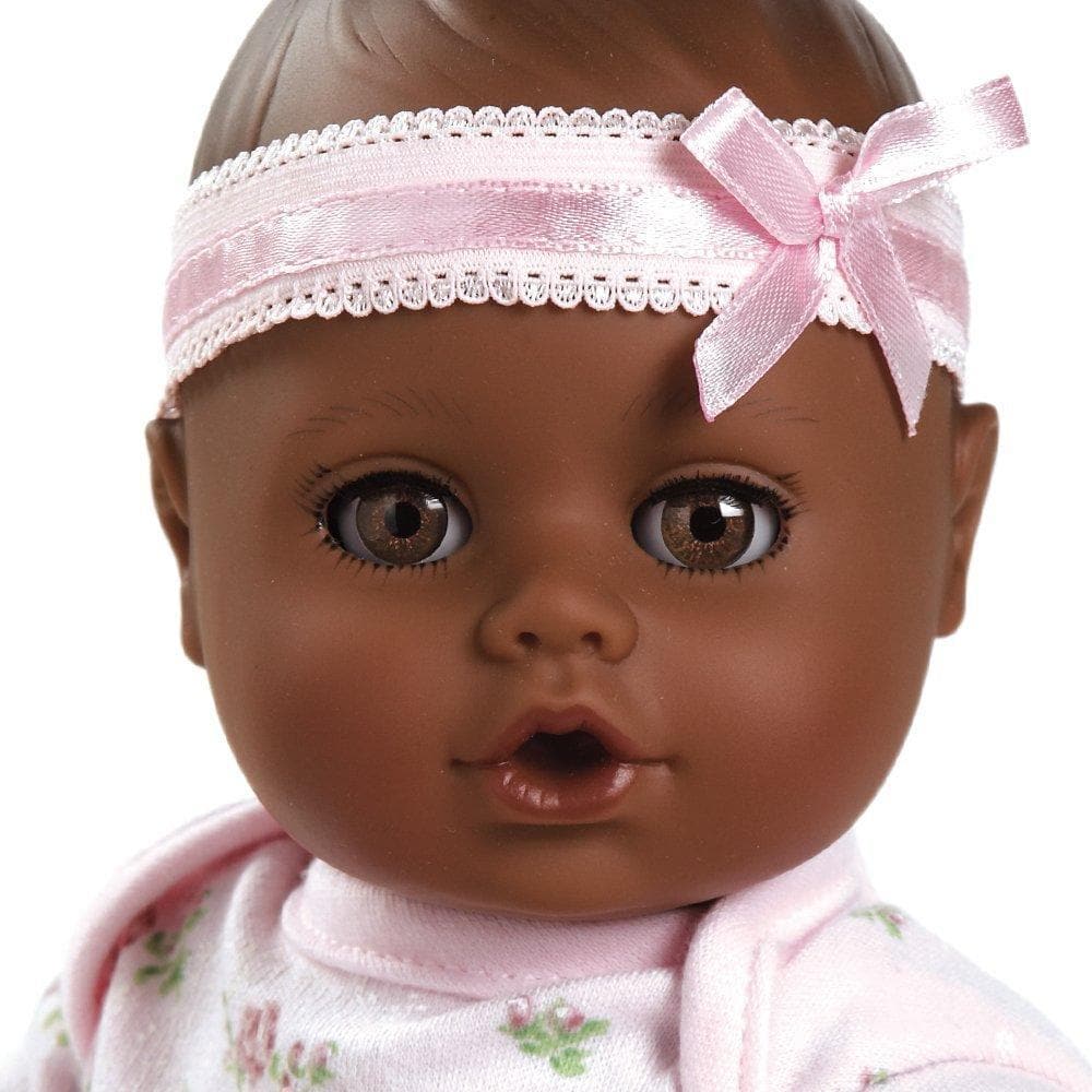 Adora Playtime Baby Doll, 13" African American Vinyl Baby Doll Little Princess, Ages 1+