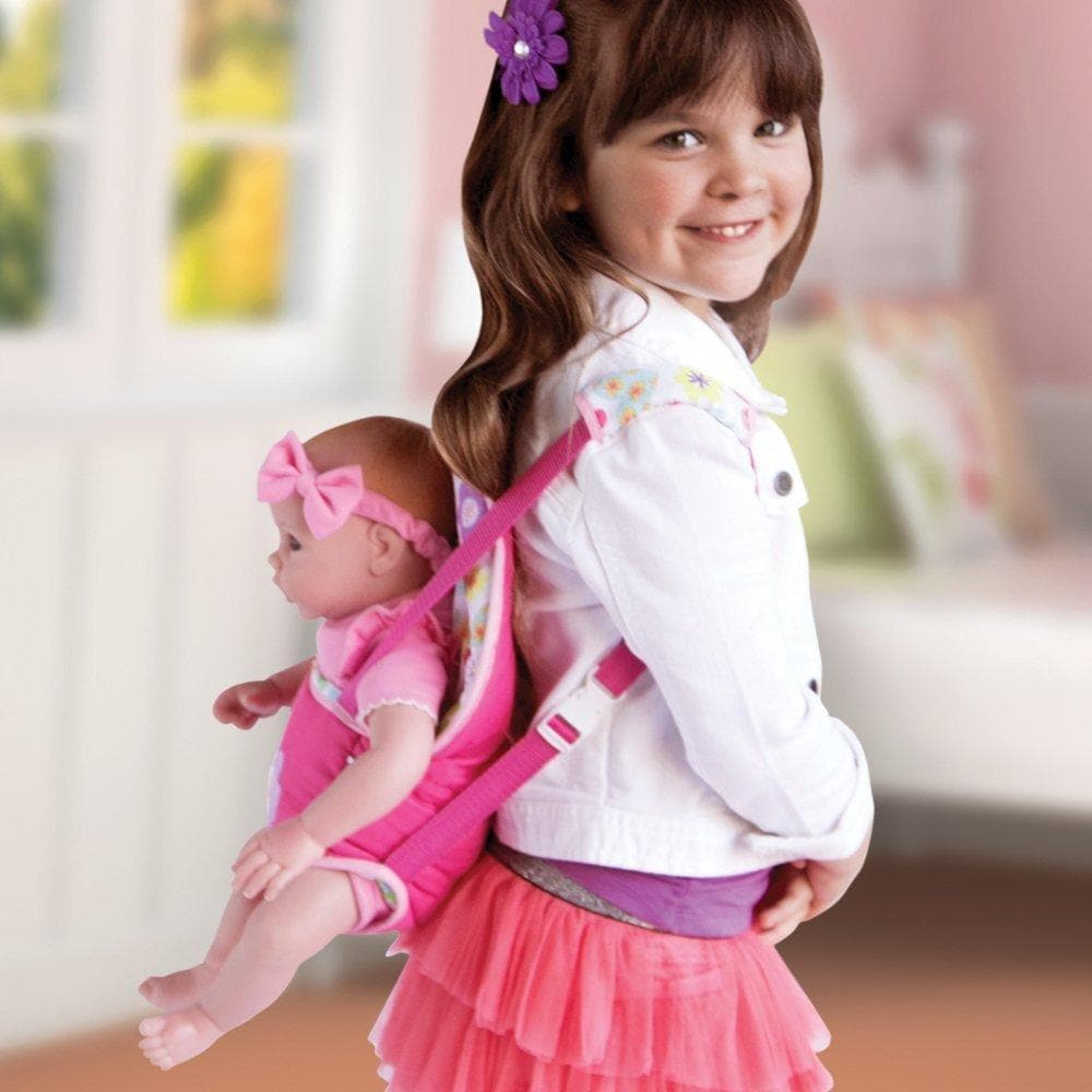 Adora BabyTime Doll, Realistic & Lifelike 16" Baby Doll Pink