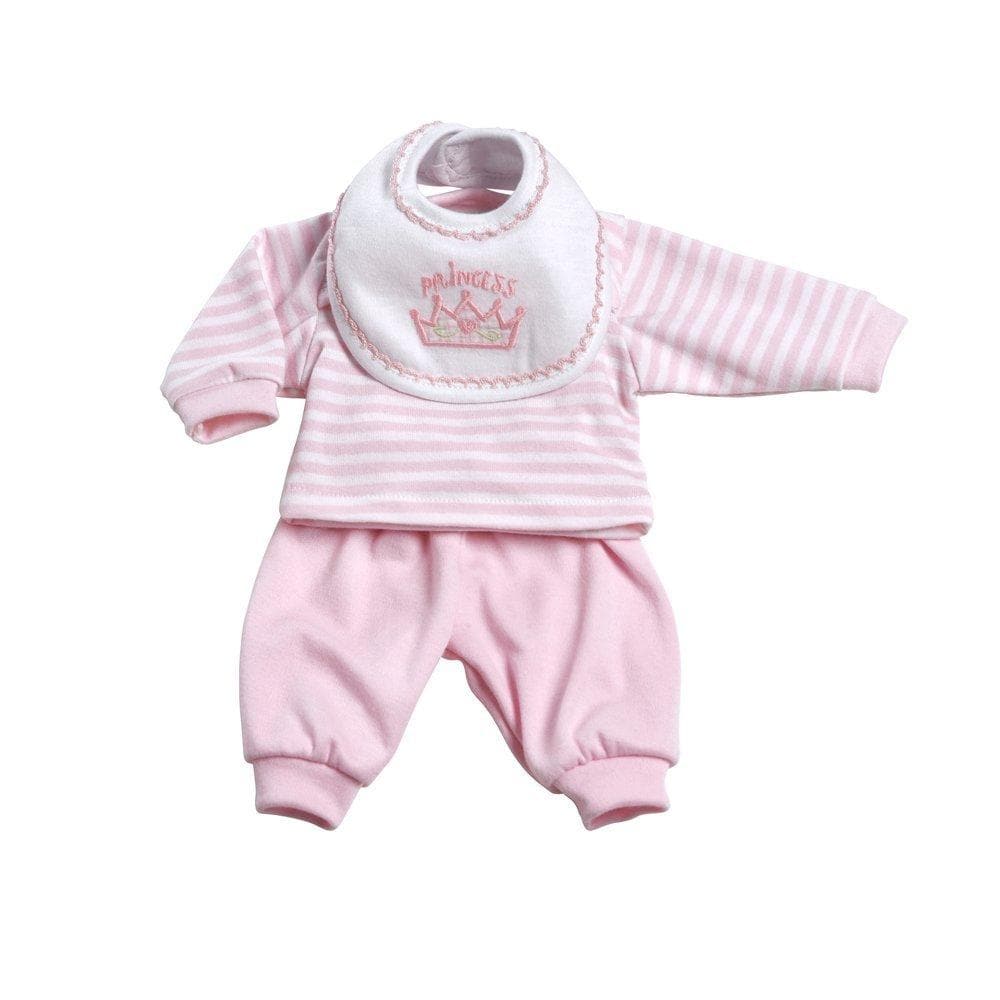 ADORAble Baby Doll Clothes & Outfits - 3 Pc. Layette Set Pink